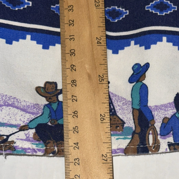 Vintage Roper Women’s Western Shirt Small Cowboy Rodeo Print Shoulder Pads USA - Picture 12 of 13